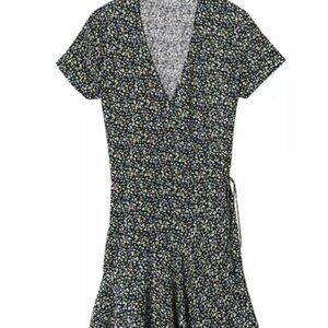 Mango Wrap Dress - Floral Print - Women’s Small